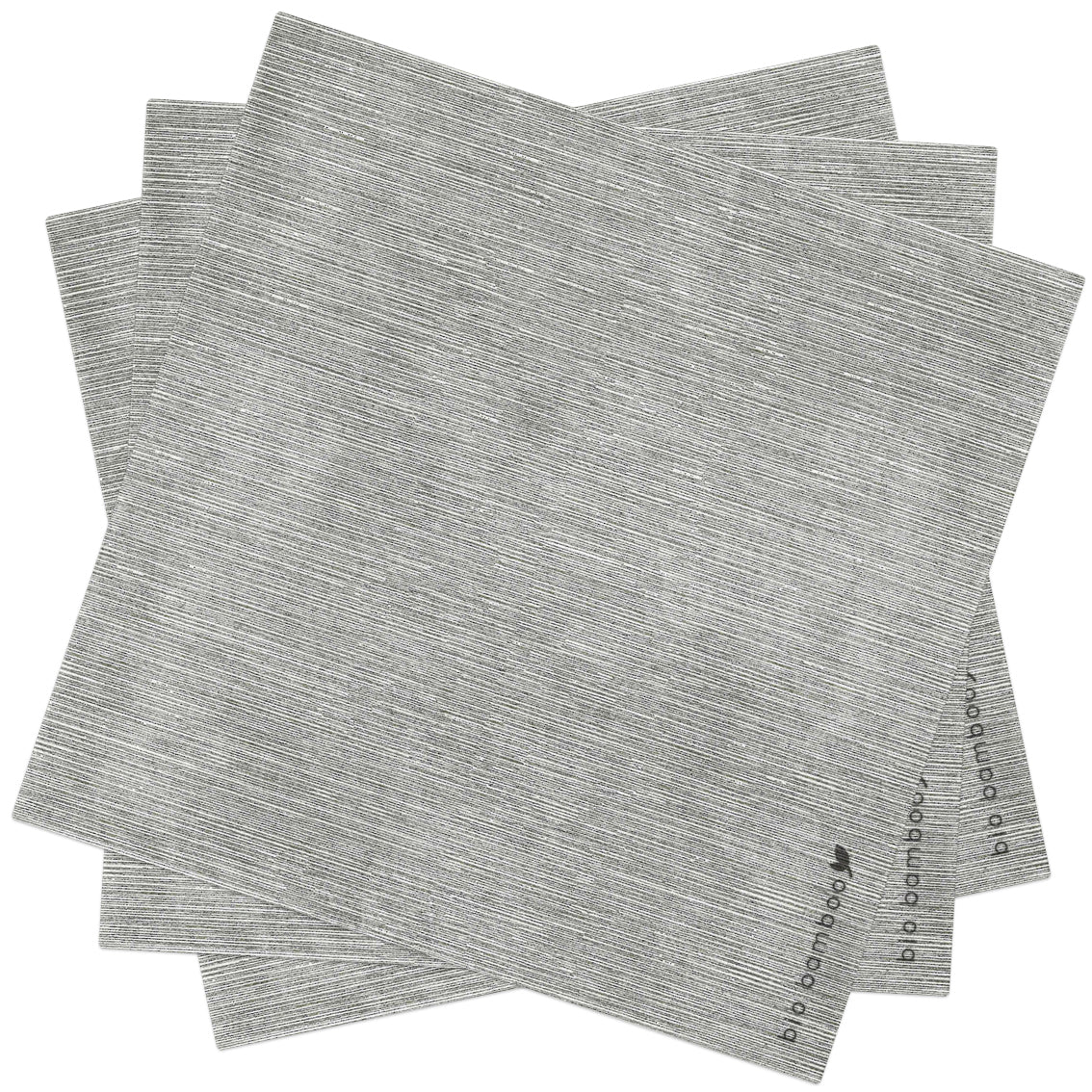 Pack 25 single use napkins 40x40 - BIO BAMBOO® DARK GREY