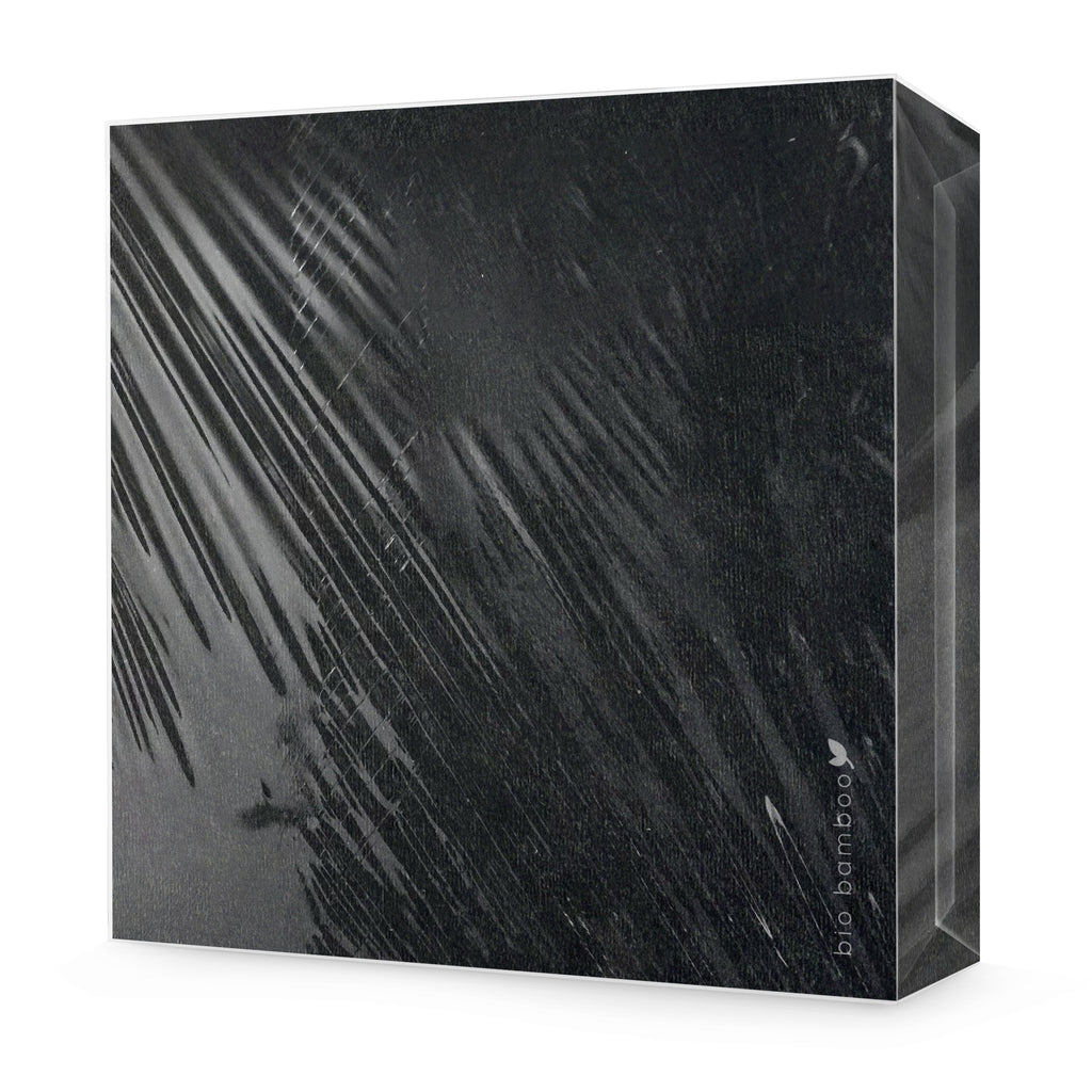 Pack 25 single use napkins 40x40 - BIO BAMBOO® BLACK