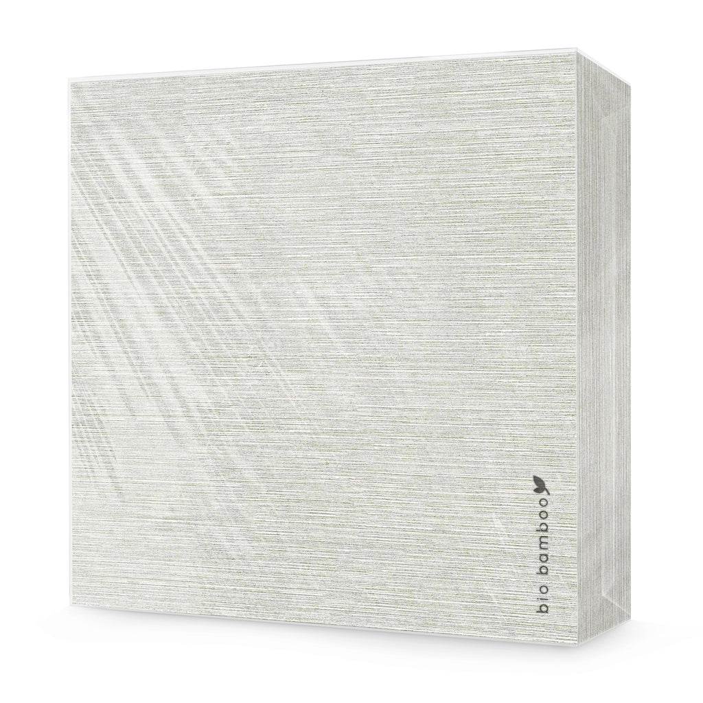 Pack 25 single use napkins 40x40 - BIO BAMBOO® LIGHT GREY
