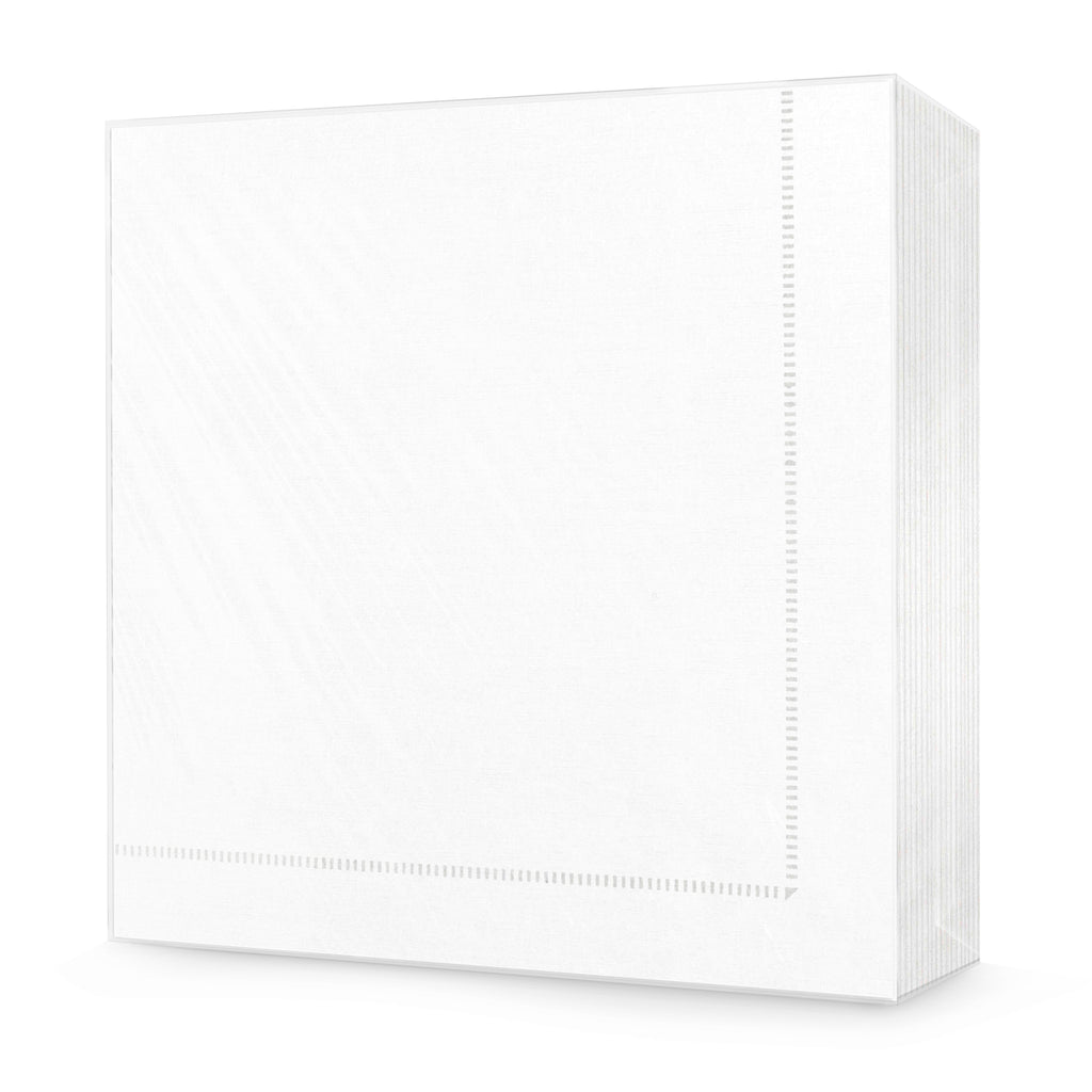 Pack 25 single use napkins 40x40 - BIO BAMBOO® FRAME SILVER